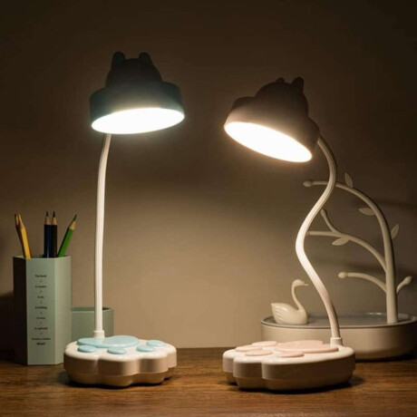 Lámpara veladora de escritorio gatito Celeste