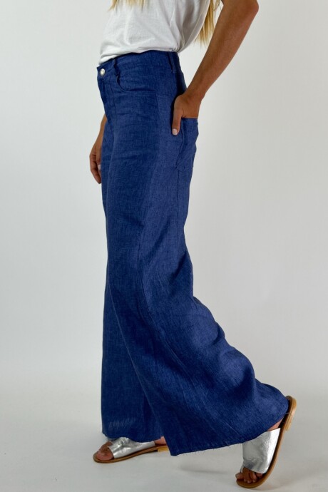 PANTALON JACINTO NEW LINO Azul
