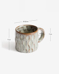 Taza Alenia de cerámica marrón Taza Alenia de cerámica marrón