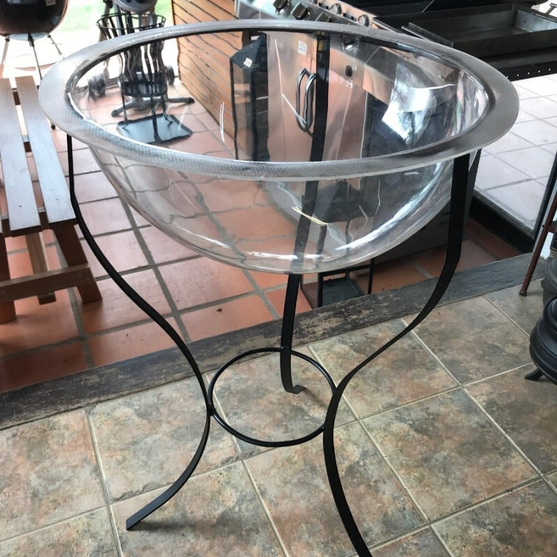 Champagnera Acrílica con Patas de Hierro Champagnera Acrílica con Patas de Hierro