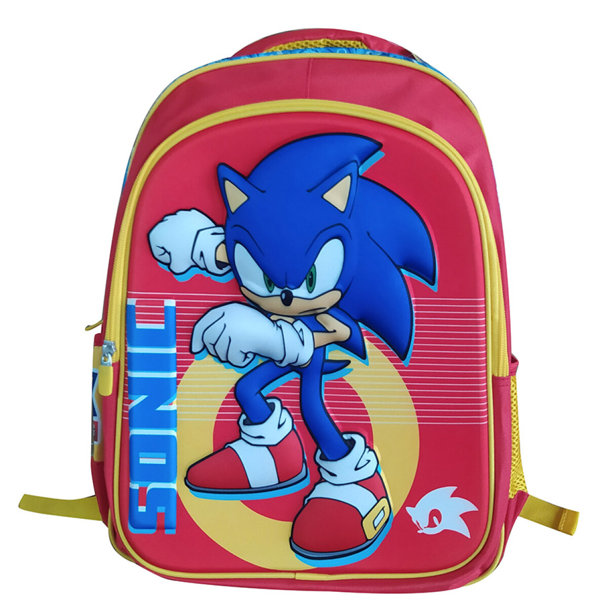 Mochila Escolar Sonic 40 CM 3D en Tafeta 