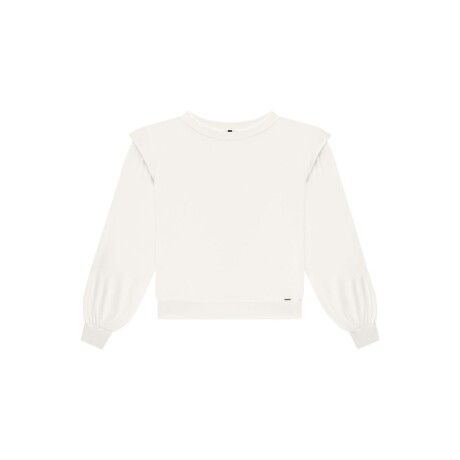 BLUSA PUNTO DE VISCOSA CON ELASTANO BLANCO