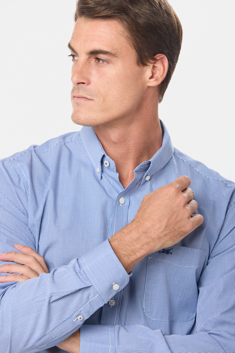 CAMISA CUADROS Azul