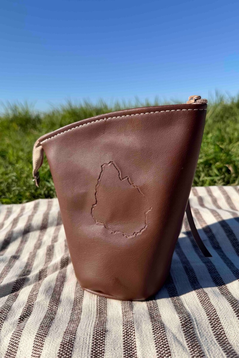 Yerbera con logo Uruguay 