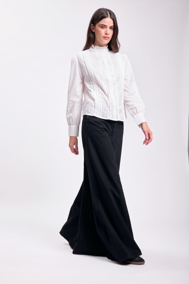 Pantalón jean extra ancho Negro