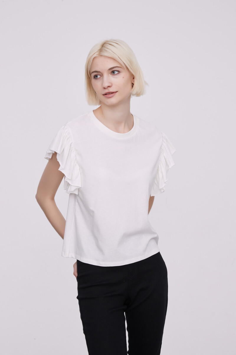 Remera Mixui - Marfil / Off White 