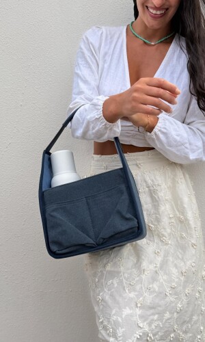 SET MATERO NAMIBIA AZUL C/BLANCO