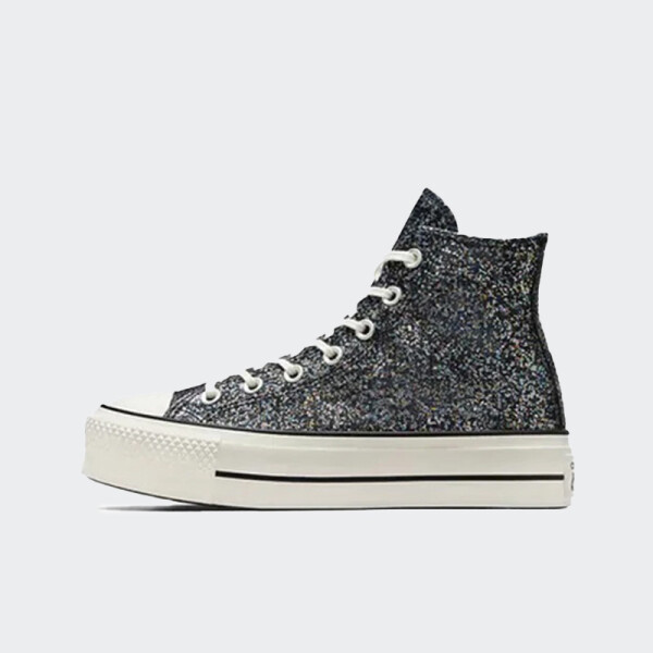Championes Converse Lift Hi Glitter Azul