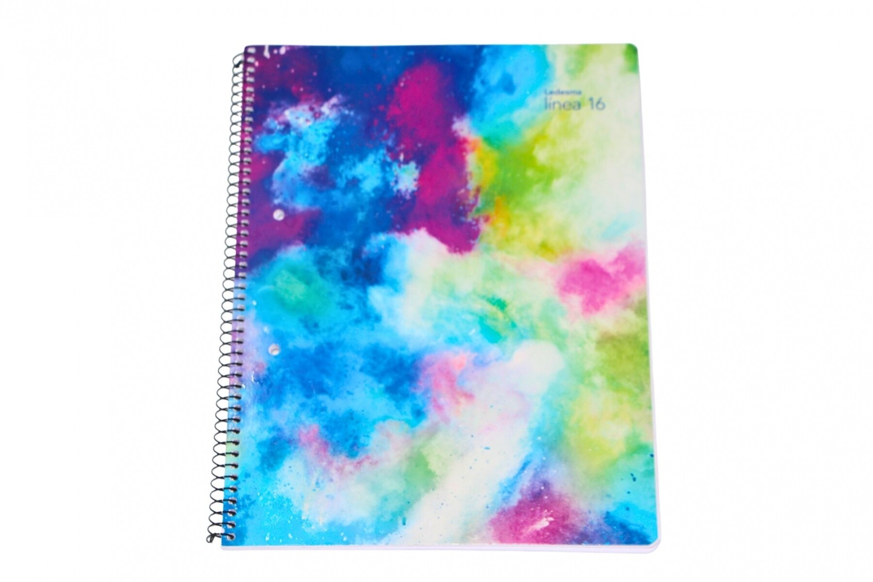 CUADERNOLA LEDESMA LINEA16 84 HOJAS CUADRICULADO - TAPA DE HUMO AZUL CELESTE Y VIOLETA 