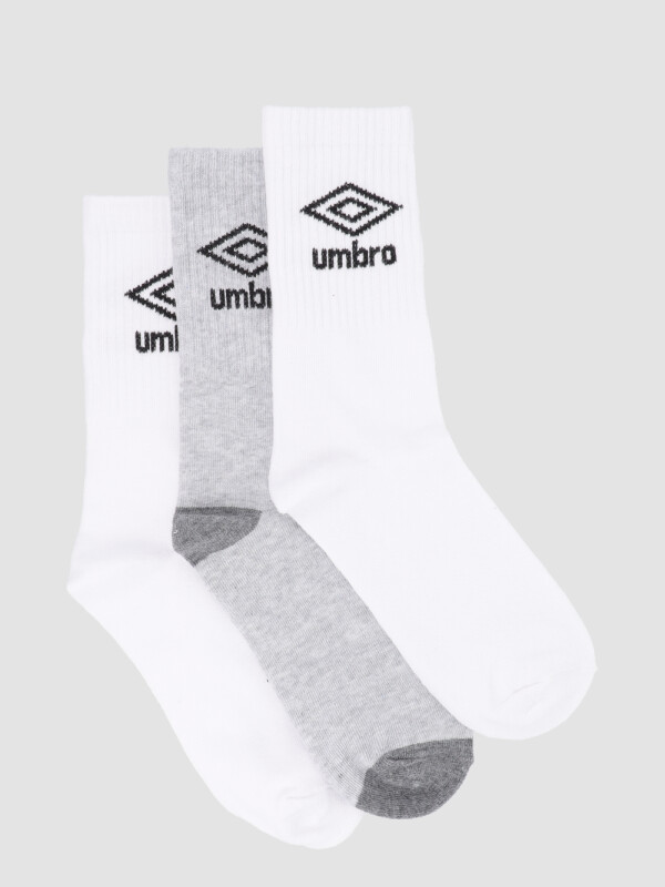 Medias 1/2 caña pack x 3 Umbro Junior 009