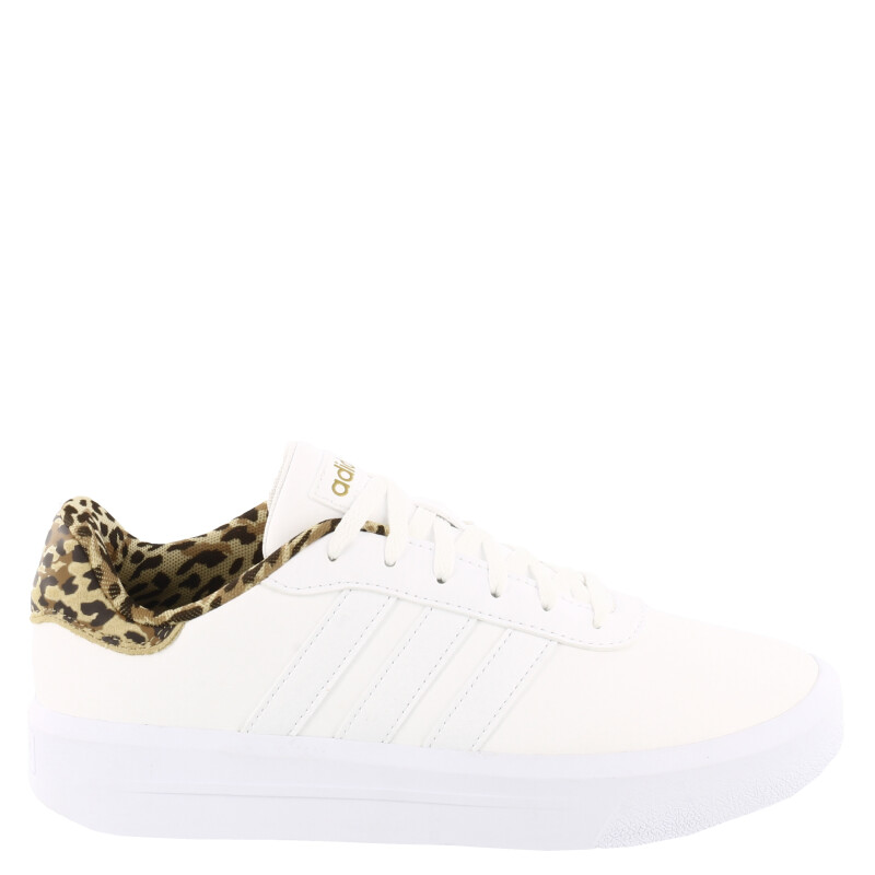 Championes de Mujer Adidas Court Plataforma Blanco - Leopardo