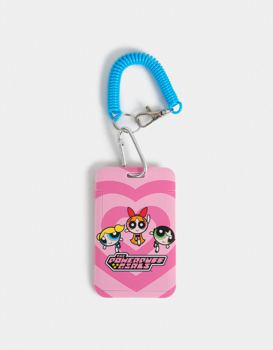 Llavero Y Charm De Portatarjeta "chicas Superpoderosas" 