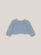 Chaqueta Con Calados Azul Claro