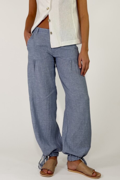 PANTALON MANOLA Celeste