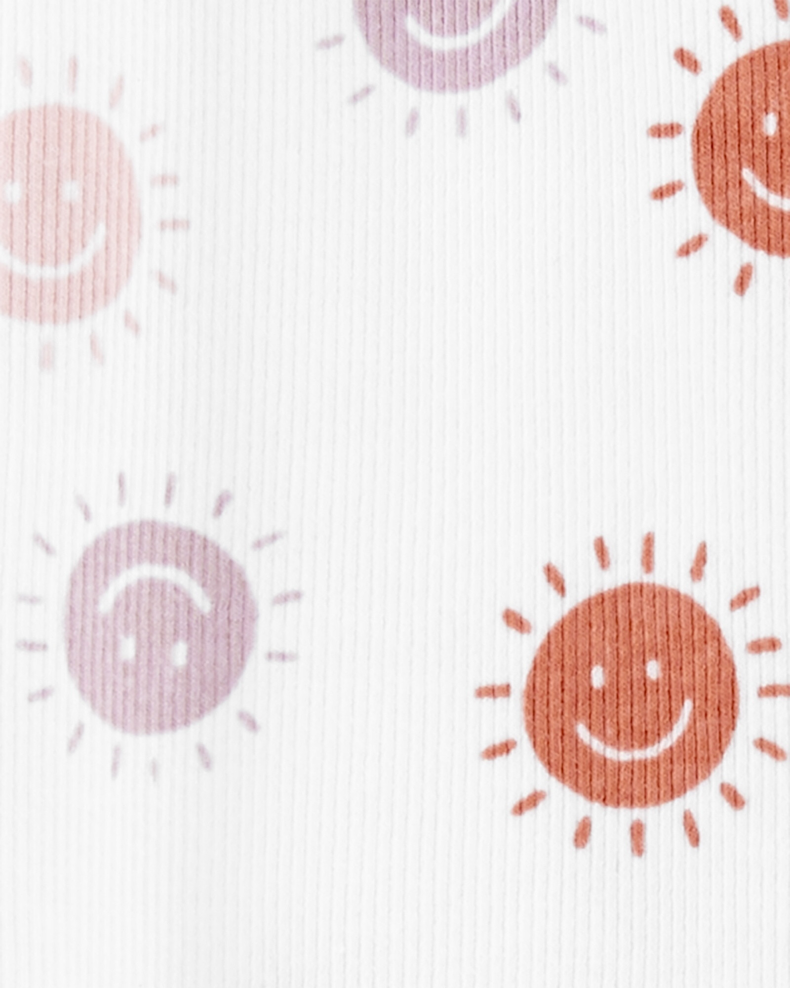 Pijama una pieza de algodón con pie diseño soles Pijama una pieza de algodón con pie diseño soles