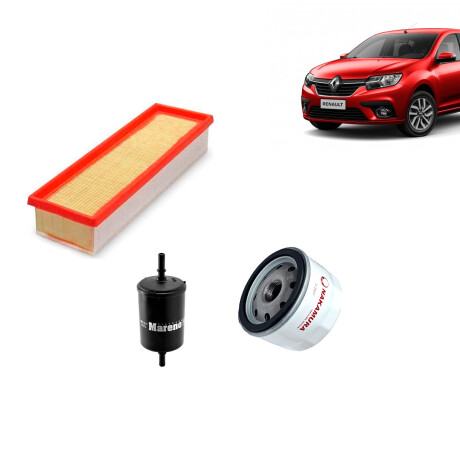 FILTROS ACCESORIOS VARIOS COMBO KIT FILTROS RENAULT LOGAN SANDERO 1.6 8V 2014/ FILTROS ACCESORIOS VARIOS COMBO KIT FILTROS RENAULT LOGAN SANDERO 1.6 8V 2014/