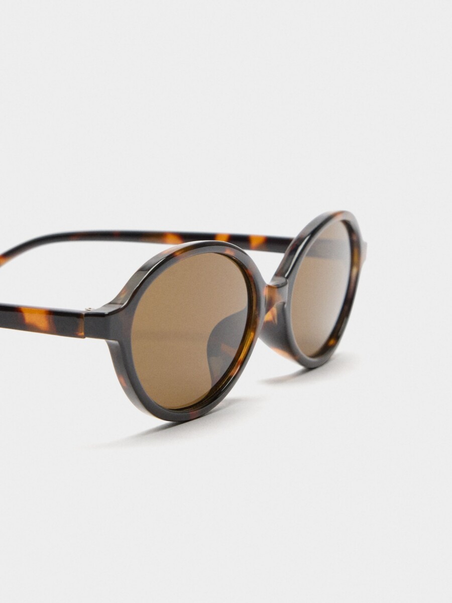Gafas De Sol Redondas marron