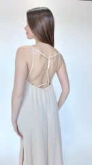 Vestido Yuki Beige