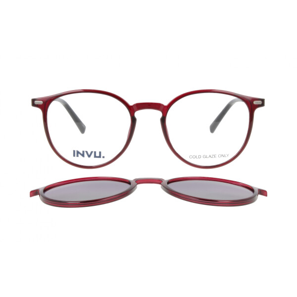 INVU Clip-On 42507C col Purple/Silver Invu Clip-on 42507c Col Purple/silver