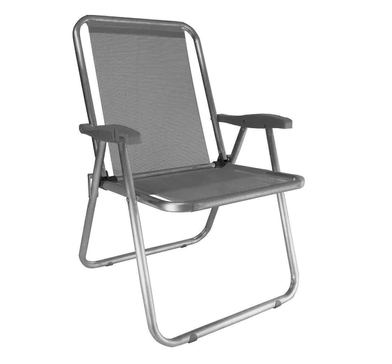 Sillón Max Aluminio Zaka Super Resistente 140 KG - GRIS 