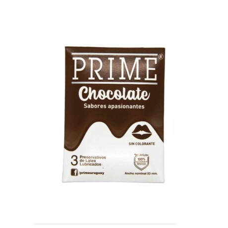 Preservativos Prime x3 Chocolate