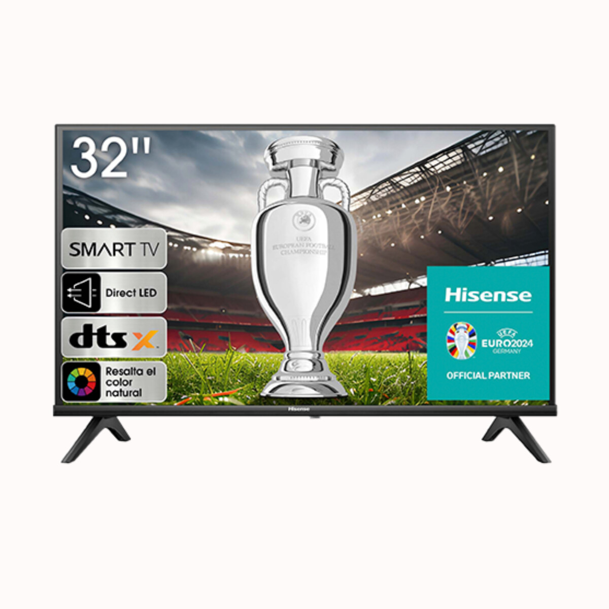 Smart TV Hisense 32" HD Serie A4K - Negro 