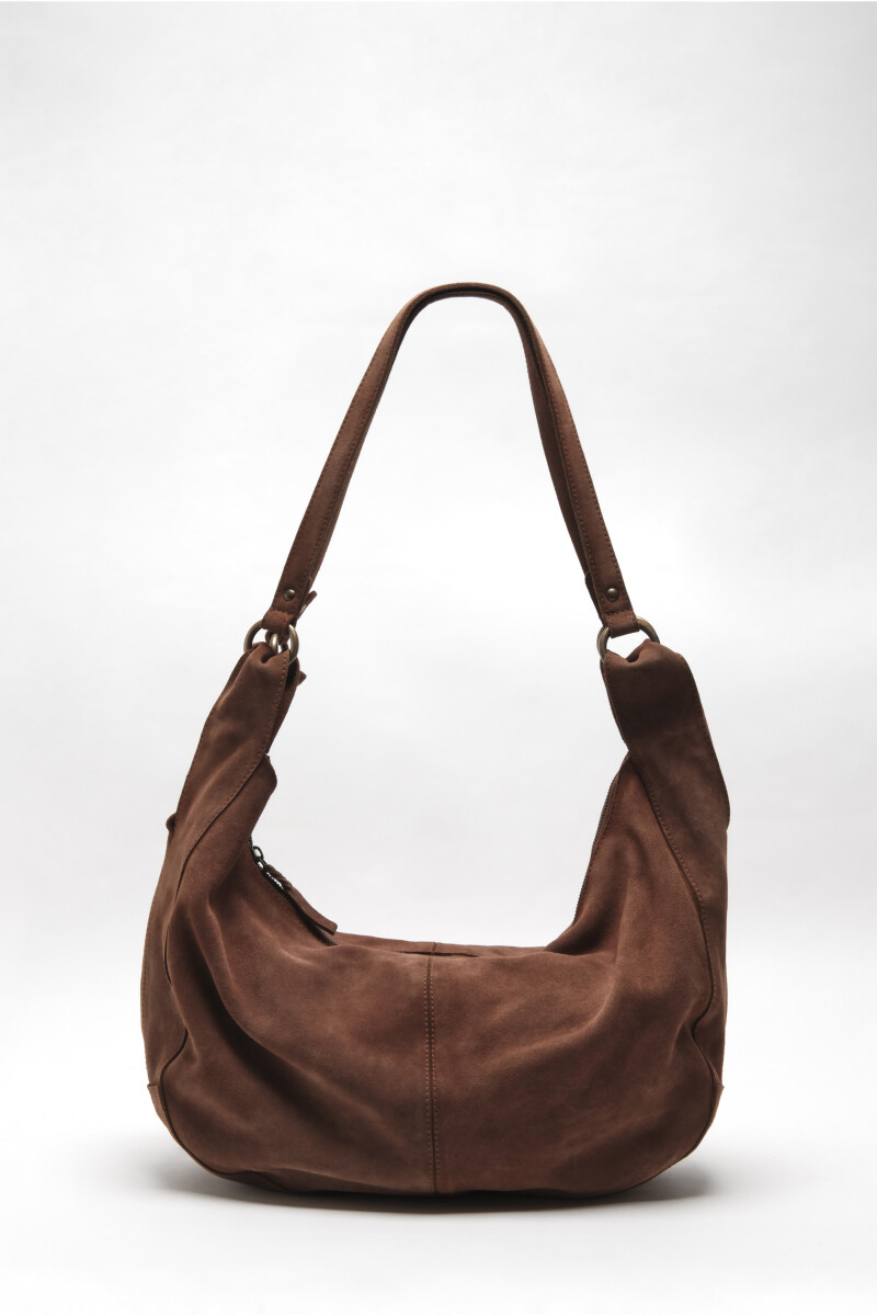 ROMA SUEDE TOTE Marron