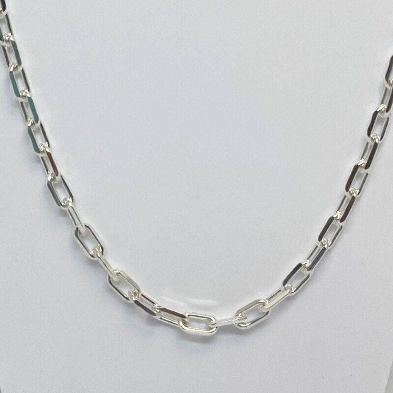 CADENA PLATA , LARGO 60CM , TIPO FORCE , DAMA Y CABALLERO L8dpr-100-60-xcf