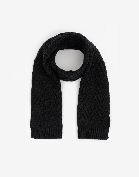 Bufandas Special Price Bufanda Tejida Special Price - Negro