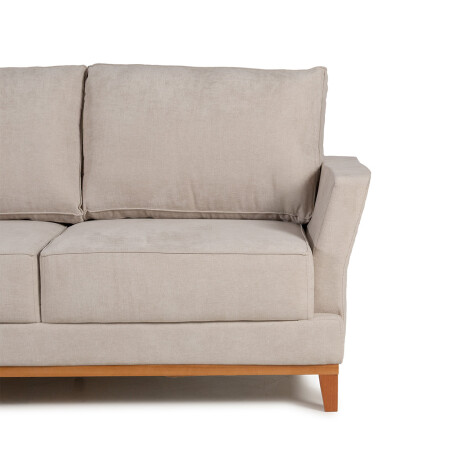 Rinconera Amadeus - Tela Microfibra - Chaise Izquierdo 2226 (Beige)
