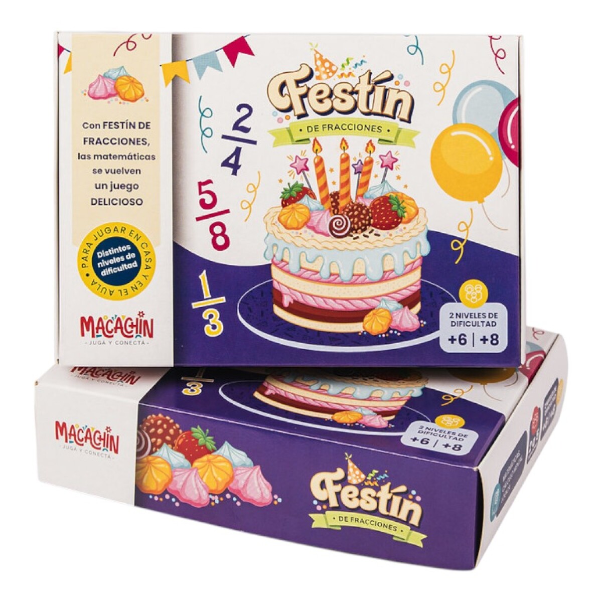 Juego de Mesa Festín de Fracciones Macachin 