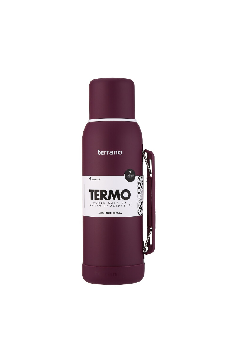 TERMO TERRANO NEW 1LT CON MANIJA PREMIUN UVA