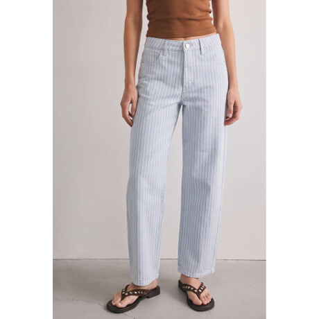 Jean Barrel Baggy Celeste