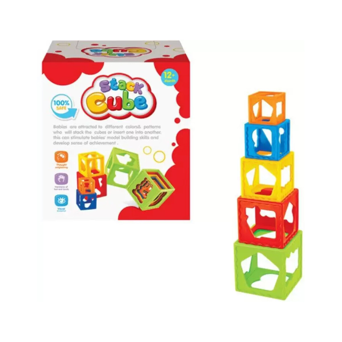 Cubos Infantiles Apilables Encastrables Stack Cube - 001 