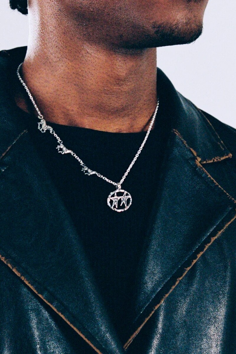 Horse Necklace Plata