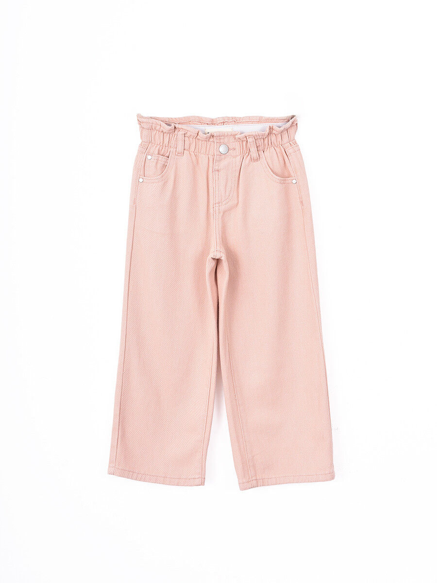 JEAN PAPERBAG MINI - ROSADO 