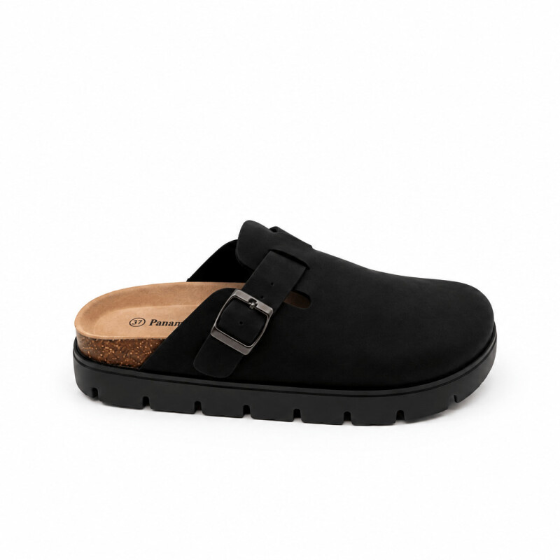 Zueco Dama Panama Jack BLACK
