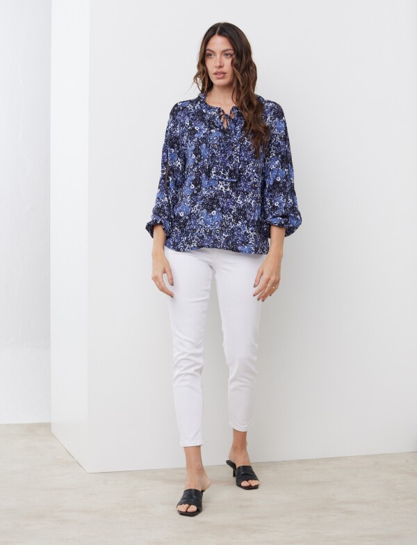 Blusa Printed AZUL/MULTI
