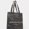 Bolso Gang Tote en Jean Negro