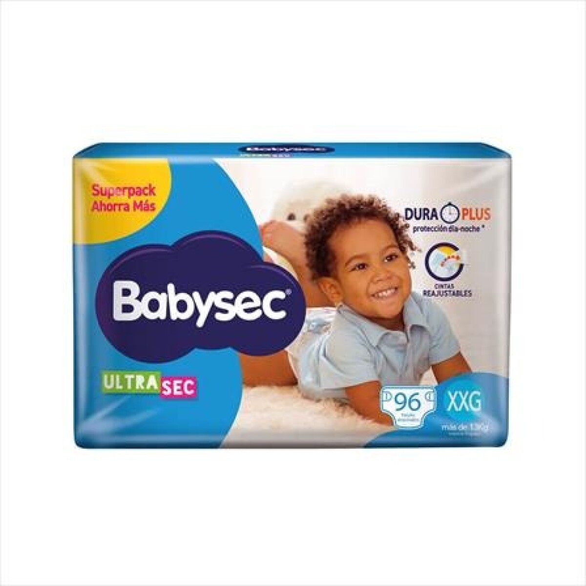 PAÑAL BABY SEC GIGANTE ULTRA TALLE XXG X 96 