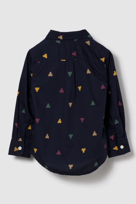 Camisa Toddler Niño Navy Uniform