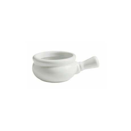 Cazuela con Mango de Porcelana Blanca 320 ml Actualite Cazuela con Mango de Porcelana Blanca 320 ml Actualite