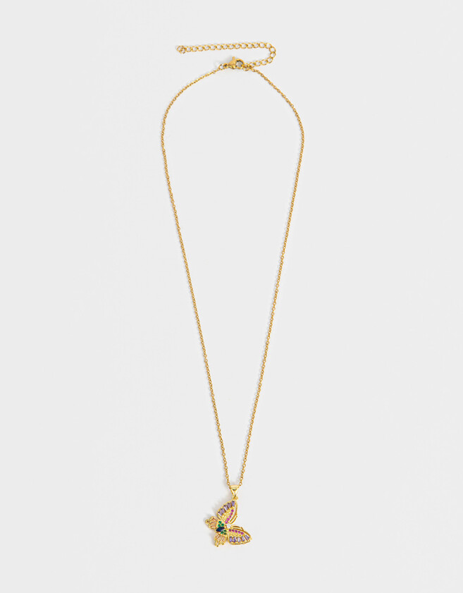 Cadena Corta con Dije Acero quirúrgico Cadena Corta Con Dije Acero Quirúrgico - Dorado