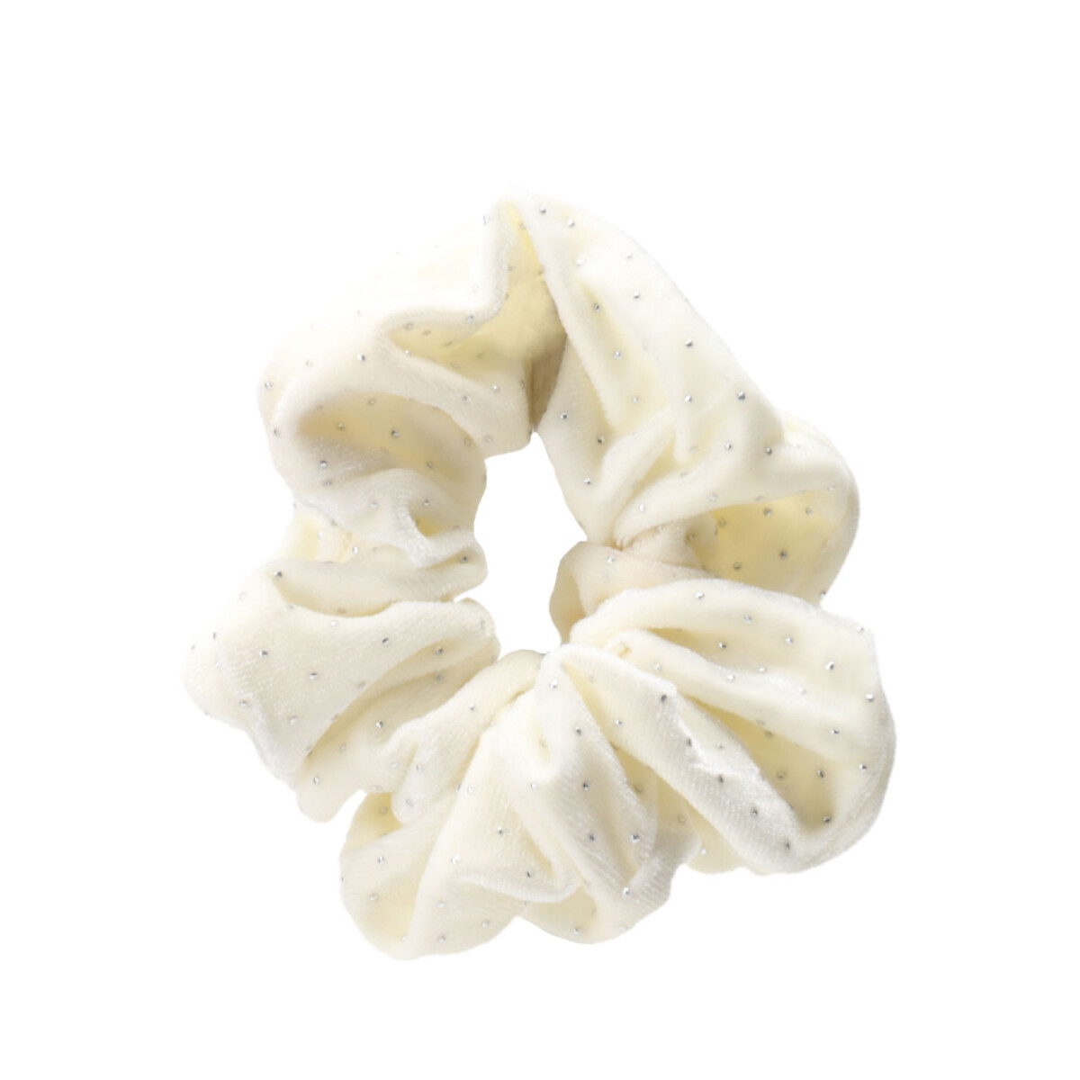 Gomita de pelo de tela MissCarol - Beige 