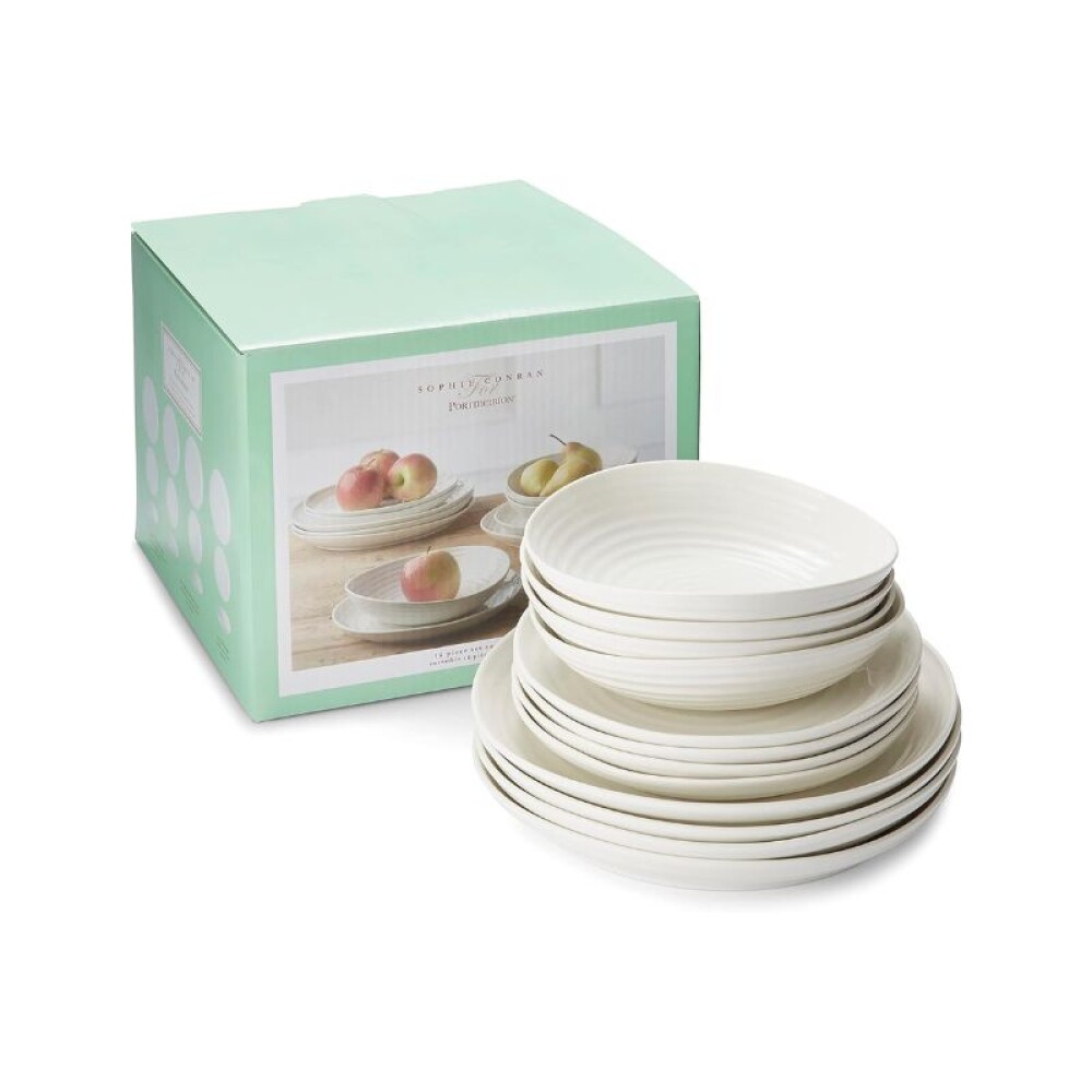 PORTMEIRION S CONRAN SET DE 12 PIEZAS BLANCO PORTMEIRION S CONRAN SET DE 12 PIEZAS BLANCO