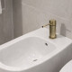 BIDET C/TRANSF LABRADO EN ORO SATINADO-CEPILLADO SIGNATURE DORADO-BRUSHED GOLD