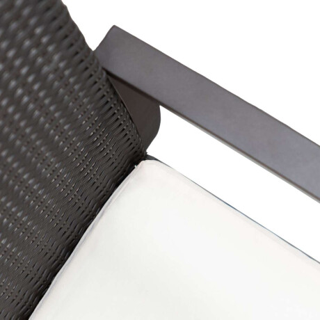 Set Juego De Jardín Mesa + 2 Sillas Rattan Exterior