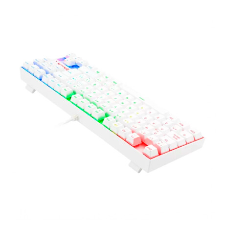 Teclado Gamer Redragon Kumara White RGB Switch Blue Teclado Gamer Redragon Kumara White RGB Switch Blue