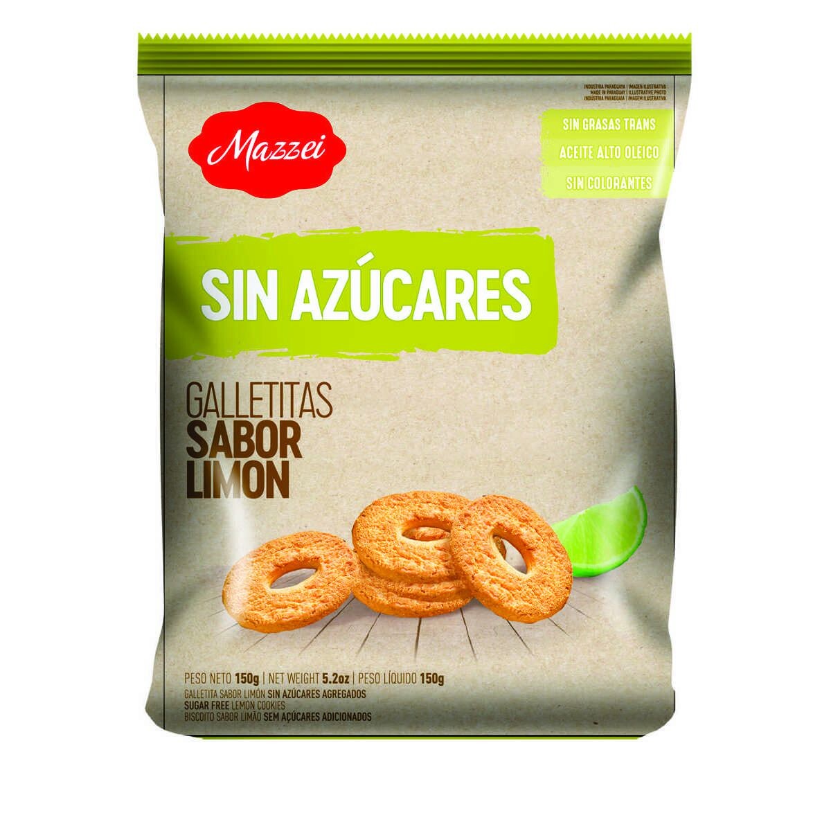 MAZZEI SABOR LIMON SIN AZUCAR 150G X 24 