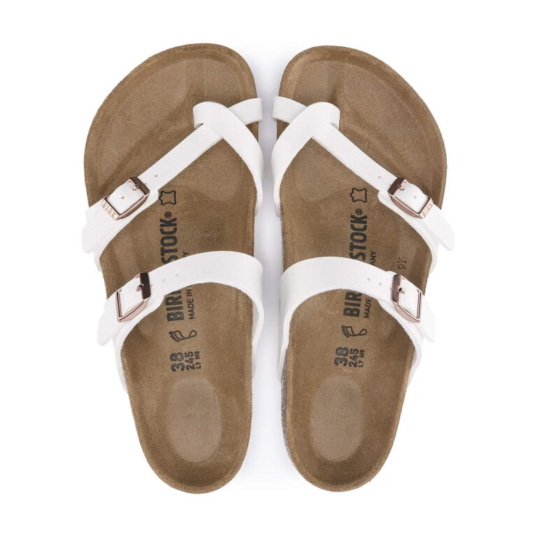 Sandalia Mayari Birko-Flor - Regular Blanco